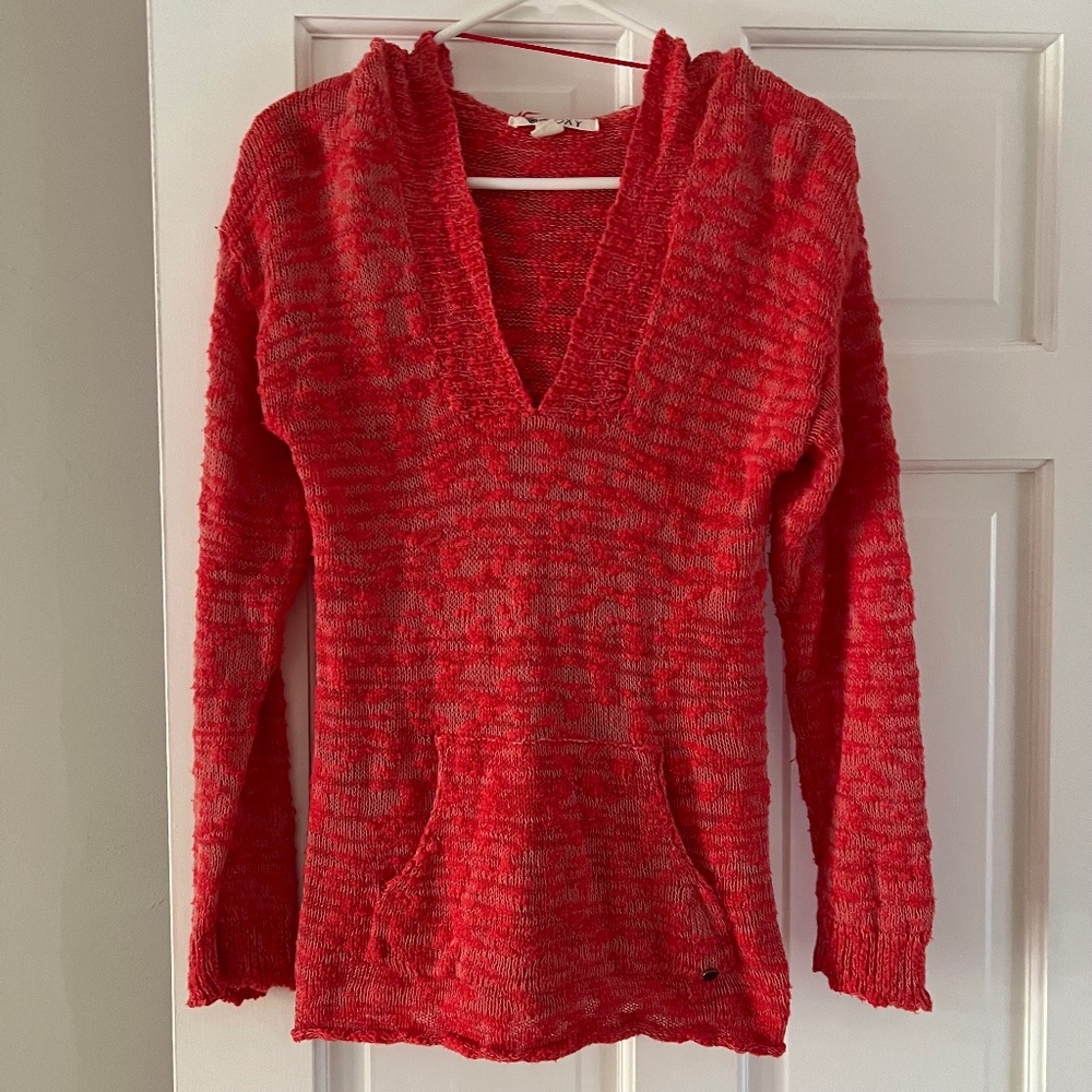 Roxy Knitted Hoodie Sz L
